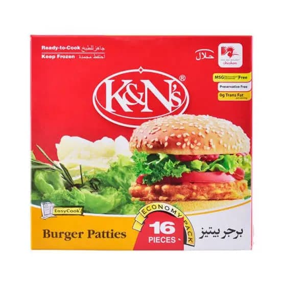 K&N'S Chicken Burger  Patties 1070gm