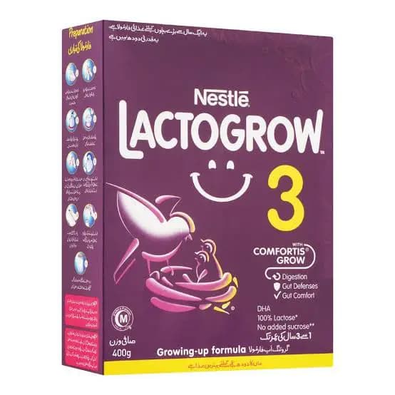 Nestle Lactogrow 3 Milk Powder Box 400gm