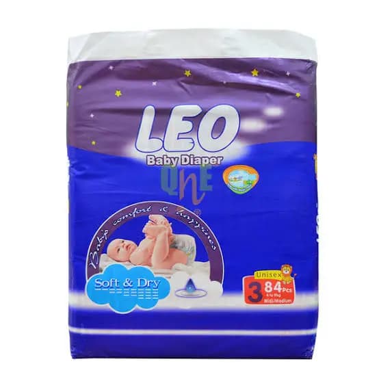Leo Baby Diapers 3 Medium