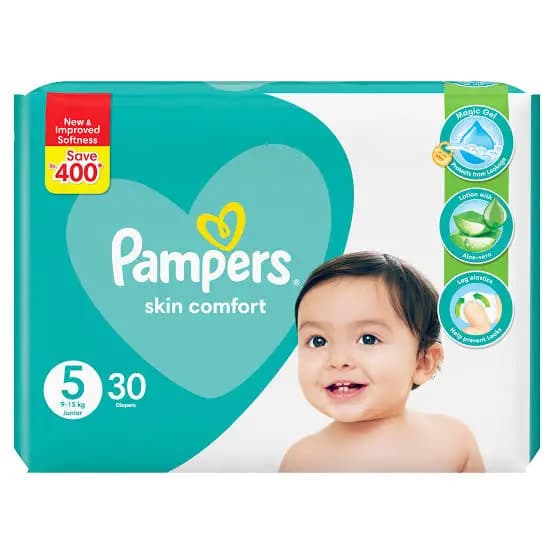 Pampers Baby Diapers 5 Junior