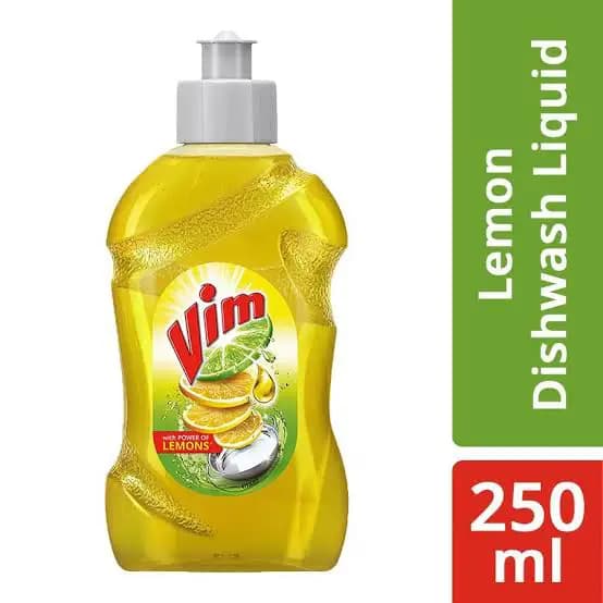 Vim Dish Washing Liquid Lemon 250ml