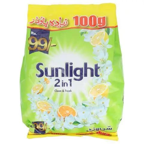 Sunlight 2 in 1 Clean & Fresh Washing Powder 1Kg