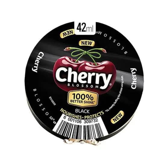Cherry Blossom Shoe Polish Black 45ml