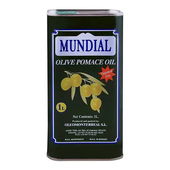 Mundial Olive Pomace Oil 1 Litre Tin